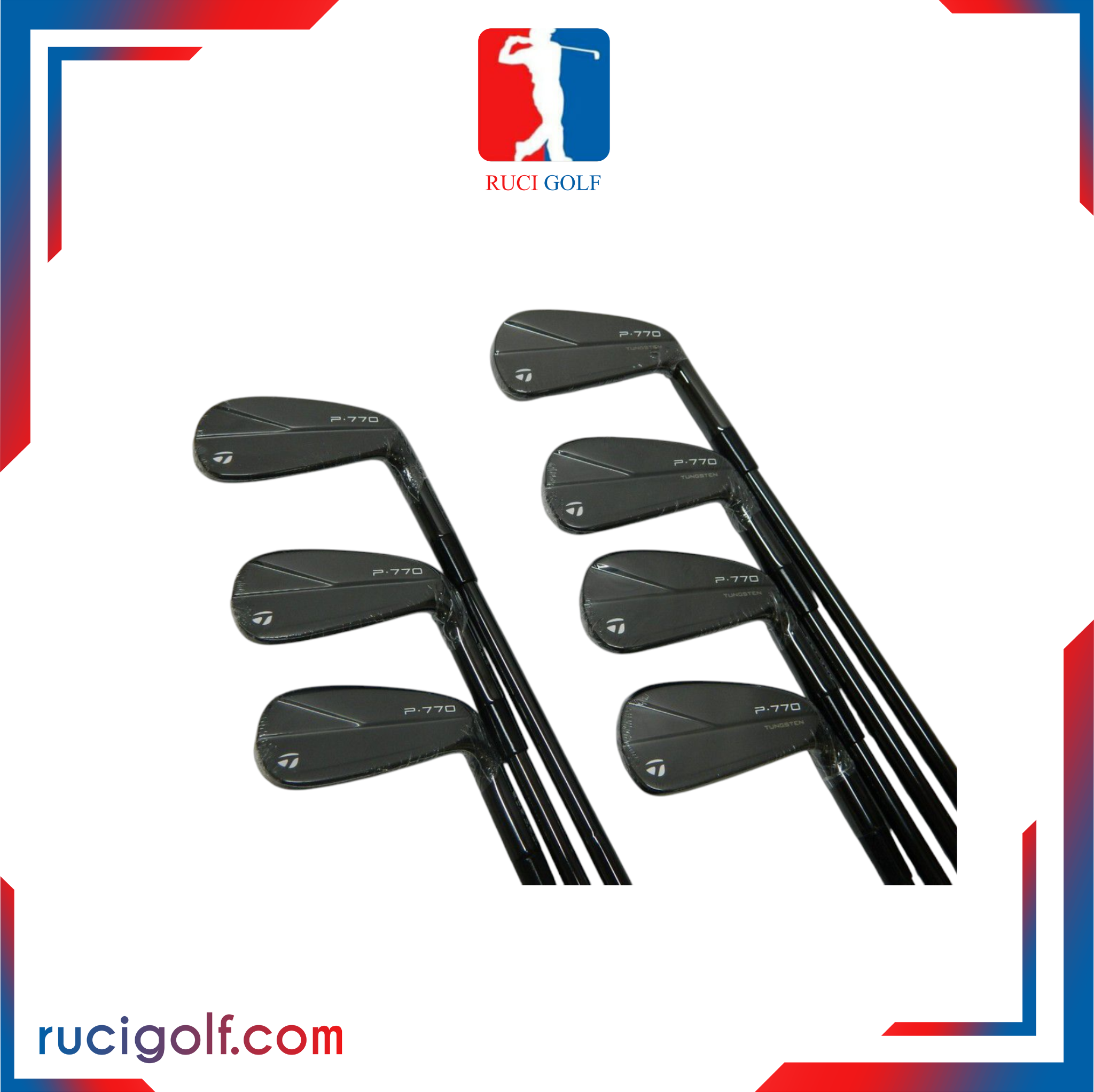 IRON TAYLORMADE P.770 BLACK STEEL (4-9,P) R